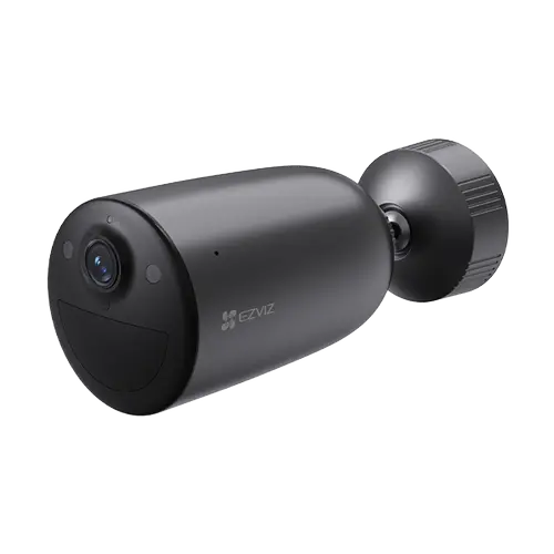 Camera de supraveghere exterior WI-FI IP Bullet 3MP Ezviz EB3 4G, lentila fixa 2.8mm, microfon incorporat, difuzor incorporat, slot card de memorie microSD maxim 512GB, alimentare DC 5V/2A, protectie IP65