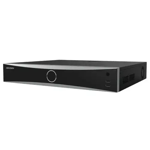 NVR Hikvision AcuSense DS-7716NXI-K4(D), 16 canale, 12 MP, 160 Mbps, 2x USB, analiza faciala, protectie perimetrala, detectie miscare