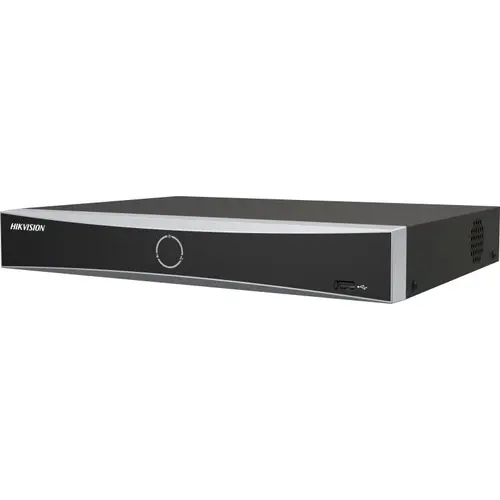 NVR HikVision AcuSense DS-7604NXI-K1/4P(D), 4 canale, 12 MP, 40 Mbps, functii smart, PoE