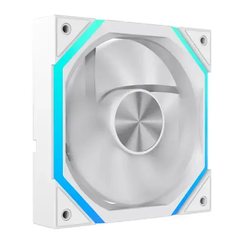 Ventilator Gamemax FN12A-N2, iluminare aRGB, Reverse (Alb)