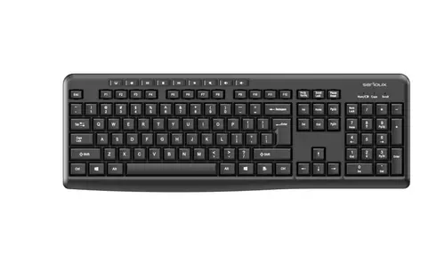 Tastatura Serioux SRXK-SKB706W, Wireless 2.4Ghz, USB-A (Negru)