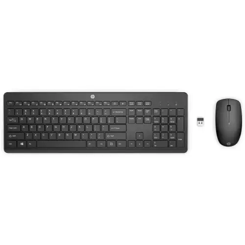 Kit Tastatura HP 235 + Mouse Optic, Wireless 2.4Ghz, USB (Negru)
