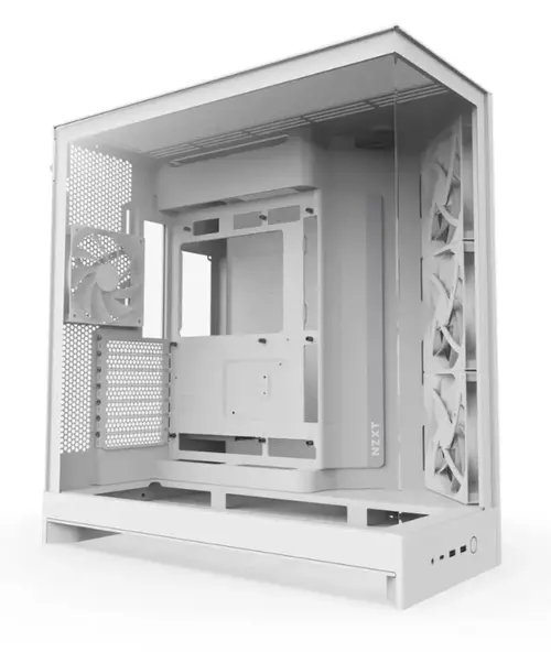Carcasa H9 Flow Dual-Chamber, Middle Tower (Alb)