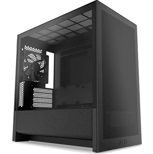 Carcasa H3 Flow, Micro Tower, Fara sursa (Negru)