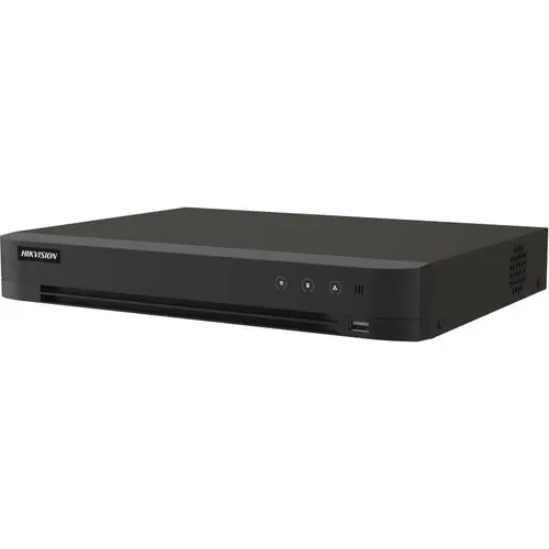 DVR Hikvision 4 canale analogice + 4 IP, 8MP/4K, AcuSense, H.265 Pro+, HDMI 4K, Protectie perimetrala, IDS-7204HTHI-M1/XT/4A+4/1ALM