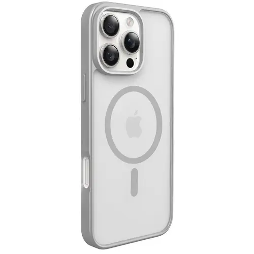Husa Protectie Spate Lemontti LEMHEGIXVIPMG EliteGuard Magsafe pentru iPhone 16 Pro Max (Gri)