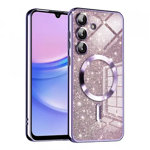 Husa MagSafe pentru Samsung Galaxy A15 5G A156 / A15 A155, Techsuit, Luxury Glitter