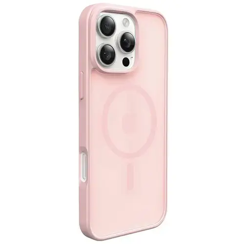 Husa Protectie Spate Lemontti LEMHEGIXVIPR EliteGuard Magsafe pentru iPhone 16 Pro (Roz)