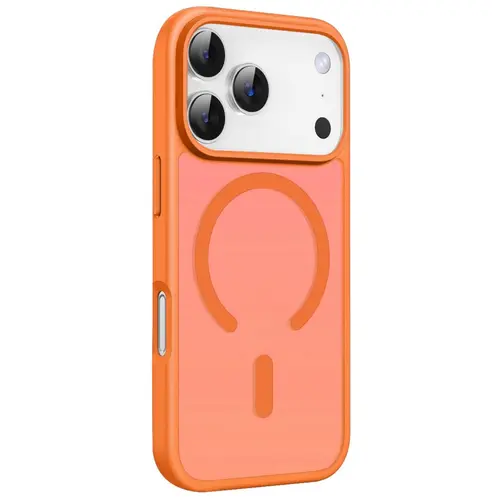 Husa Protectie Spate Lemontti LEMHEGIXVIIPMP EliteGuard Magsafe pentru iPhone 17 Pro Max (Portocaliu)