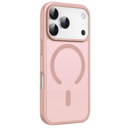 Husa Protectie Spate Lemontti LEMHEGIXVIIPMR EliteGuard Magsafe pentru iPhone 17 Pro Max (Roz)