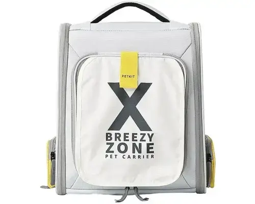 Rucsac pentru transport pisici Petkit Breezy X Zone, Pliabil (Gri)