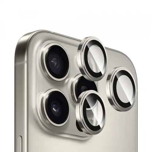 Folie de protectie Camera Spate Blueo Sapphire Crystal pentru Apple iPhone 16 Pro Max / 16 Pro, Sticla Securizata