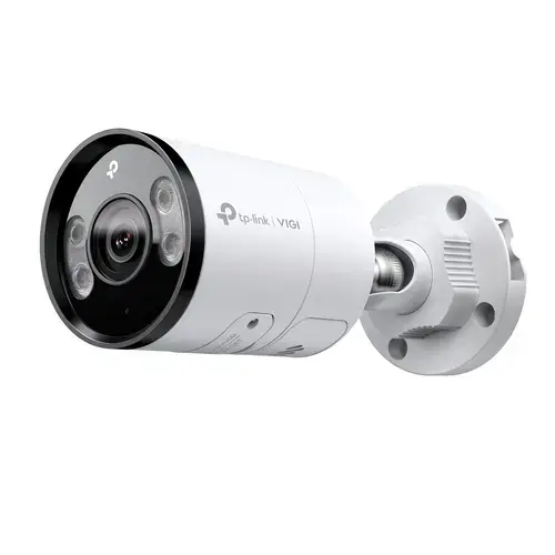 Camera supraveghere IP exterior TP-LINK Full Color VIGI C345, 4 MP, 6 mm, IR/lumina alba 30 m, microfon si difuzor, detectie si clasificare om/vehicul, slot card, vizualizare de pe telefon, PoE