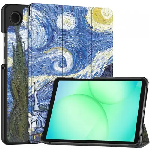 Husa pentru Samsung Galaxy Tab A11 / Tab A9, Techsuit, FoldPro Starry Night New Model