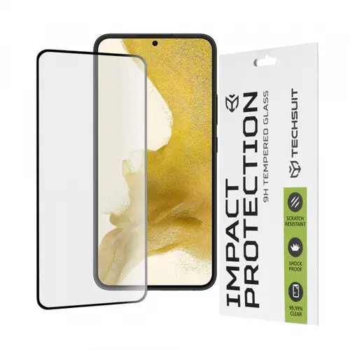 Folie de protectie Ecran Techsuit pentru Samsung Galaxy S23+ S916 / S22+ 5G S906, Sticla Securizata, Full Glue, 111D