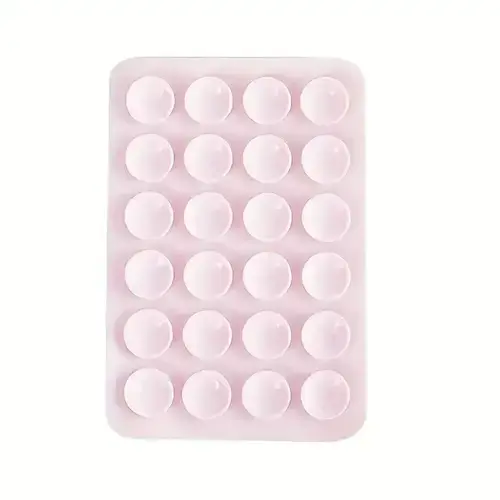 Suport Silicon cu ventuze Lemontti LEMSSVTRZ pentru telefon (Roz)