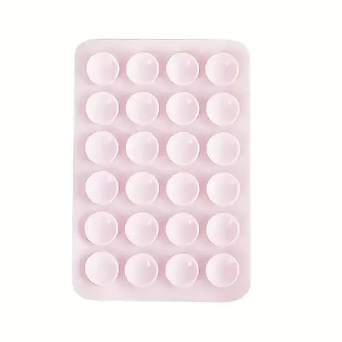 Suport Silicon cu ventuze Lemontti LEMSSVTRZ pentru telefon (Roz)