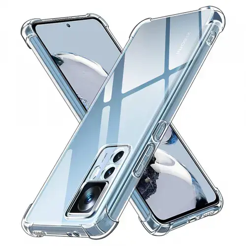 Husa pentru Xiaomi 12T / 12T Pro, Techsuit, Shockproof Clear, Transparenta