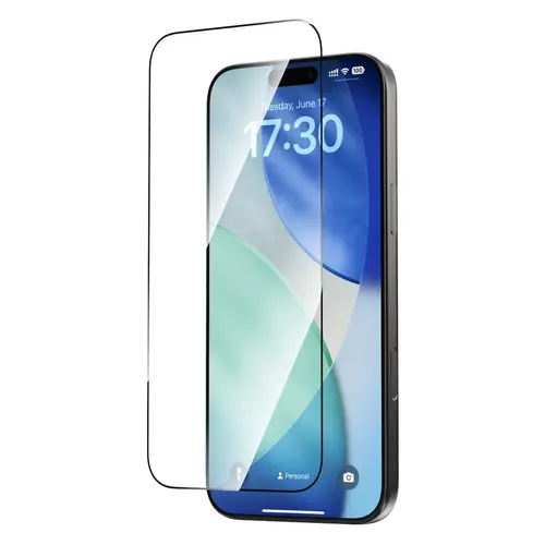Pachet 10 buc Devia DVFSSFH1IXVIIN Folie Sticla Star Series Full Screen HD pentru Apple iPhone 17 (Negru)