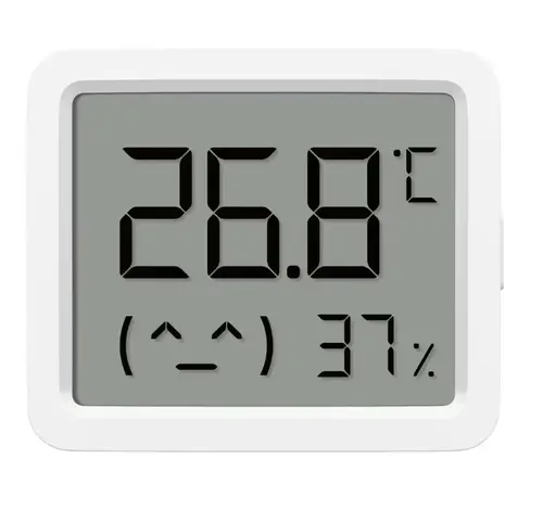 Monitor de temperatura si umiditate Xiaomi Mi 3 Mini QBH4312GL, Conectare Xiaomi Home (Alb)