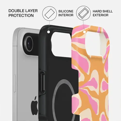 Husa Protectie Spate Burga Dual Layer Magsafe Aloha pentru Apple iPhone  Air (Multicolor)