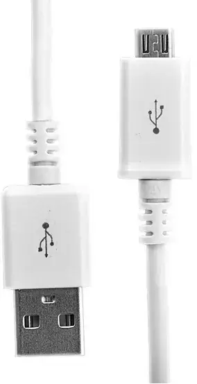 Cablu de date Procell CIUSBMICROA, microUSB, Universal, 1m (Alb)