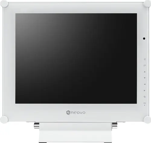 Monitor VA LED AG Neovo 15inch X-15Ew, XGA (1024 x 768), VGA, DVI, HDMI, DisplayPort, Boxe (Alb)