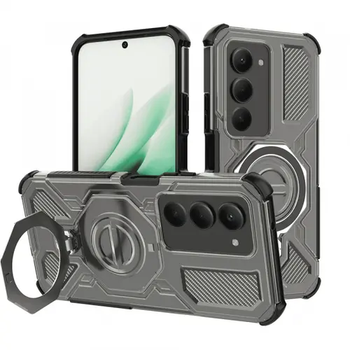 Husa pentru Xiaomi Redmi 15 5G / 15 4G, Techsuit, Carbon Shield Pro, Neagra Deschisa