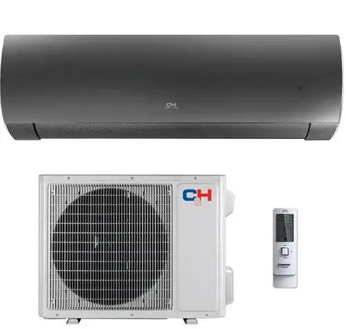 Aparat de aer conditionat Cooper&Hunter Daytona CH-S24FTXD-BL, 24000 BTU, Clasa A++/A+++, Inverter, Wi-Fi, I FEEL, Auto-restart, BLUE-FIN (Negru)