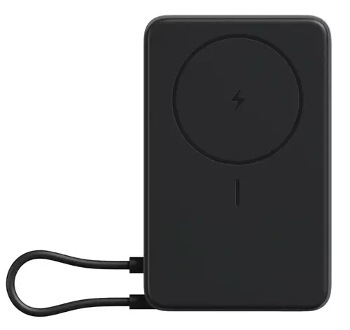 Acumulator extern magnetic cu suport incorporat Xiaomi BHR08P9GL, 33 W (USB-C), 10000 mAh, Cablu USB-C integrat, Incarcare Wireless 15 W, Control inteligent al temperaturii (Gri)