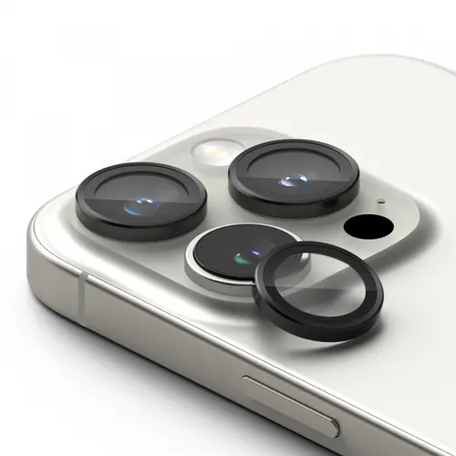 Folie de protectie Camera Spate Ringke pentru Apple iPhone 16 Pro Max / 16 Pro, Sticla Securizata, Set 2 bucati