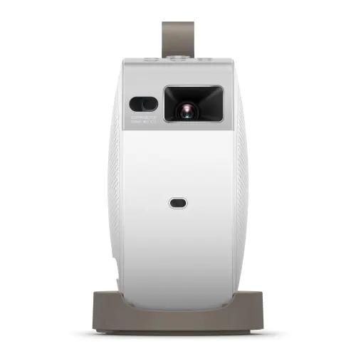 Videoproiector portabil BenQ GV32, DLP, 1080p (1920x1080), 500 ANSI lumeni, Difuzoare 2x4W, Wi-Fi, Bluetooth, Google TV (Android) (Alb)
