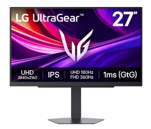 Monitor Gaming IPS LED LG 27inch 27G810A-B.AEU, UHD (3840 x 2160), HDMI, DisplayPort, Pivot, 180 Hz, 1 ms (Negru)