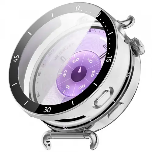 Husa Techsuit Defense360 Pro Bezel pentru Huawei Watch GT 6 41mm (Argintiu)