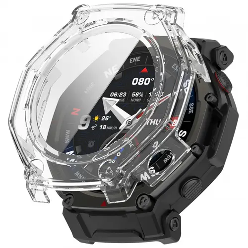 Husa Techsuit Defense360 Pro pentru Amazfit T-Rex 3 Pro (Transparent)