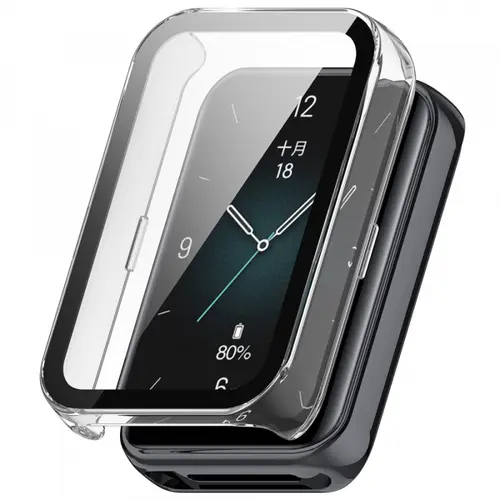 Husa Techsuit Defense360 Pro pentru Honor Band 10 / Band 9 (Transparent)