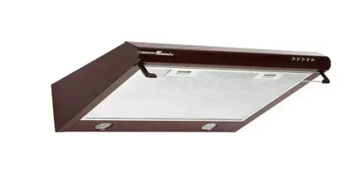 Hota traditionala Tornado Bona 10 (50) LED, 1 motor, latime 50 cm, absorbtie 380 m3/ora, filtru anti-grasimi aluminiu 5 straturi (Maro)