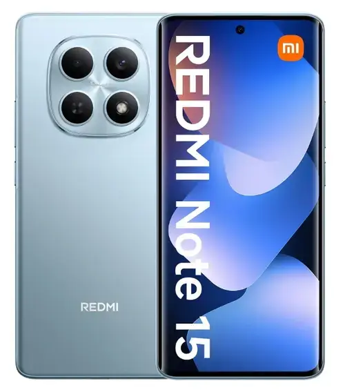 Telefon Mobil Xiaomi Redmi Note 15 4G, Procesor Mediatek Helio G100 Ultra Octa-Core, AMOLED 6.77inch, 8GB RAM, 256GB Flash, Camera Duala 108MP, Wi-Fi, 4G, Dual Sim, Android (Albastru)
