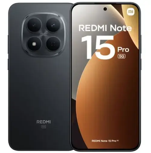 Telefon Mobil Xiaomi Redmi Note 15 Pro, Procesor Mediatek Dimensity 7400 Ultra Octa-Core, AMOLED 6.83inch, 8GB RAM, 256GB Flash, Camera Duala 200+8 MP, Wi-Fi, 5G, Dual Sim, Android (Negru)