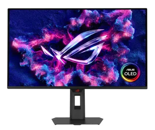 Monitor Gaming QD-OLED ASUS ROG Strix OLED 26.5inch XG27AQDMES, QHD (2560 x 1440), HDMI, DisplayPort, Pivot, 240 Hz, 0.03 ms (Negru)