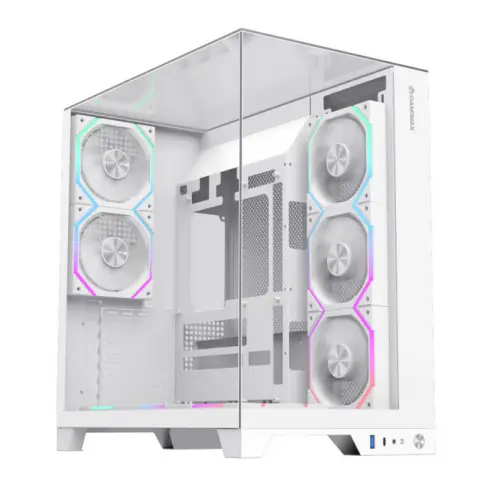 Carcasa Gamemax Infinity Pro, Middle Tower, Fara sursa (Alb)