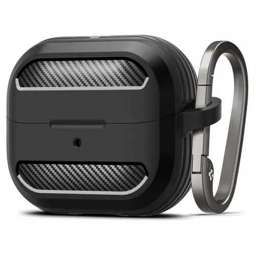Husa Spigen Rugged Armor pentru Samsung Galaxy Buds3 FE / Buds3 Pro / Buds3, Neagra