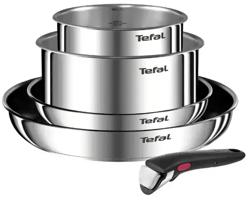 Set de 5 piese Tefal Ingenio Emotion L897S574 (Argintiu)
