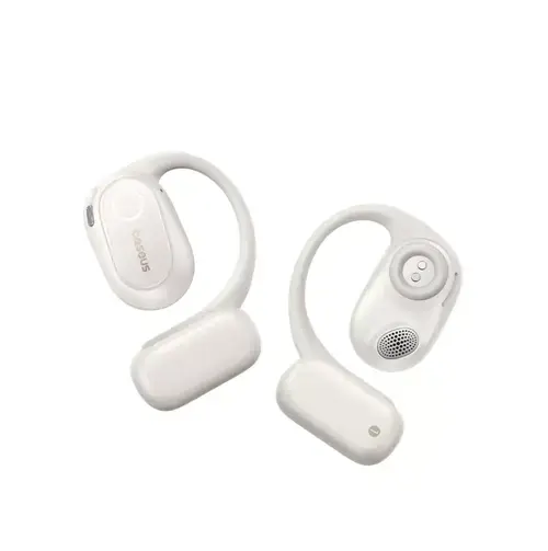Casti alergare True Wireless Baseus Bowie MF1, Open-Ear, Bluetooth 5.4, IPX4 (Alb)