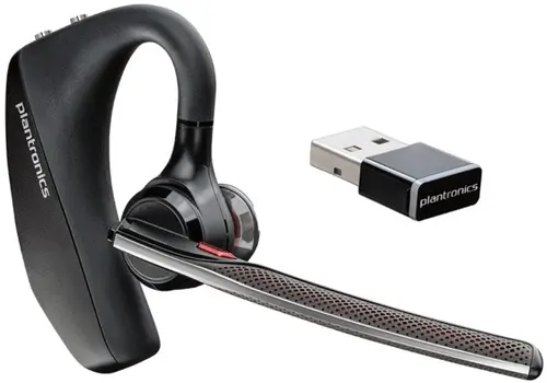 Casca Bluetooth Poly Voyager 5200UC, NFC, Multi-Point (Negru)