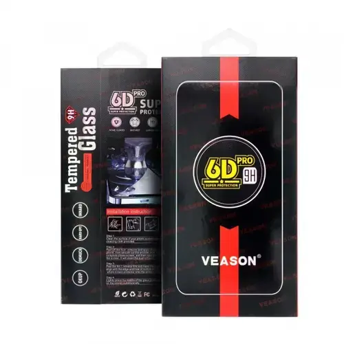 Folie de protectie Ecran Veason PRO pentru Samsung Galaxy S25 FE / A55 5G A556 / A35 5G A356, Sticla Securizata, Full Glue, 6D