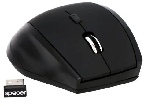 Mouse Spacer SPMO-291, Wireless (Negru)