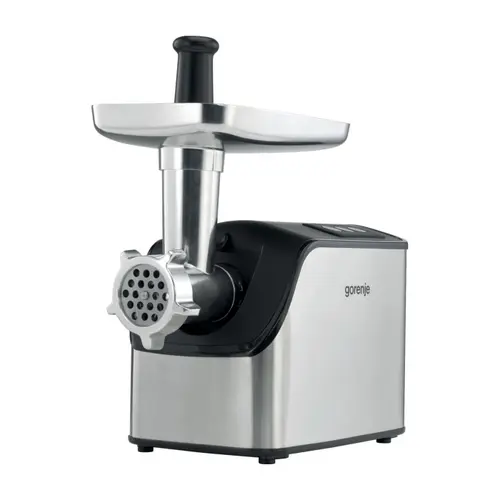 Masina de tocat Gorenje MG2202SXE, Putere 2200 W, Capacitate 2.2 Kg/min, Functie reverse (Argintiu)