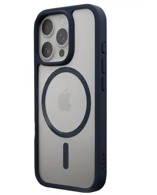 Husa iLeraGo ColorAnt ILGCACLCABL16PRMX, Clear Case, pentru iPhone 16 Pro Max (Albastru)
