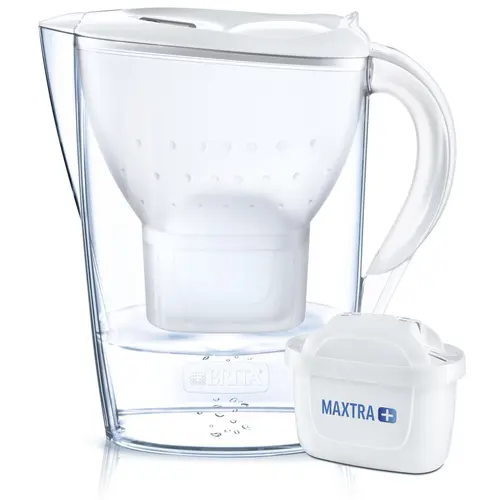 Cana filtranta BRITA Marelaa 125219, 2.4 L, Cartus Maxtra+ (Alb)
